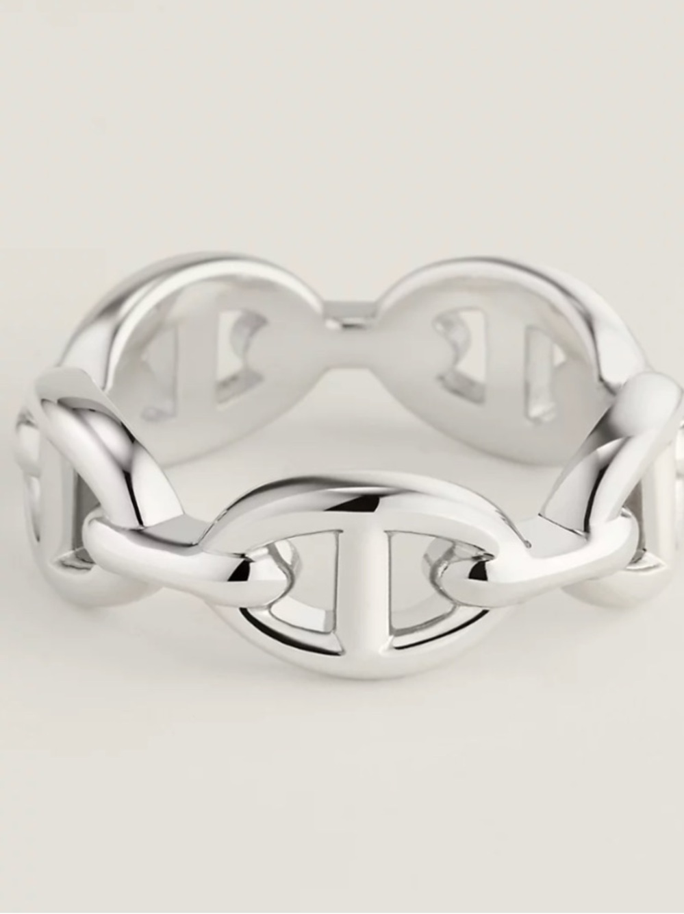 Hermes Chaine d'ancre Enchainee ring, small model